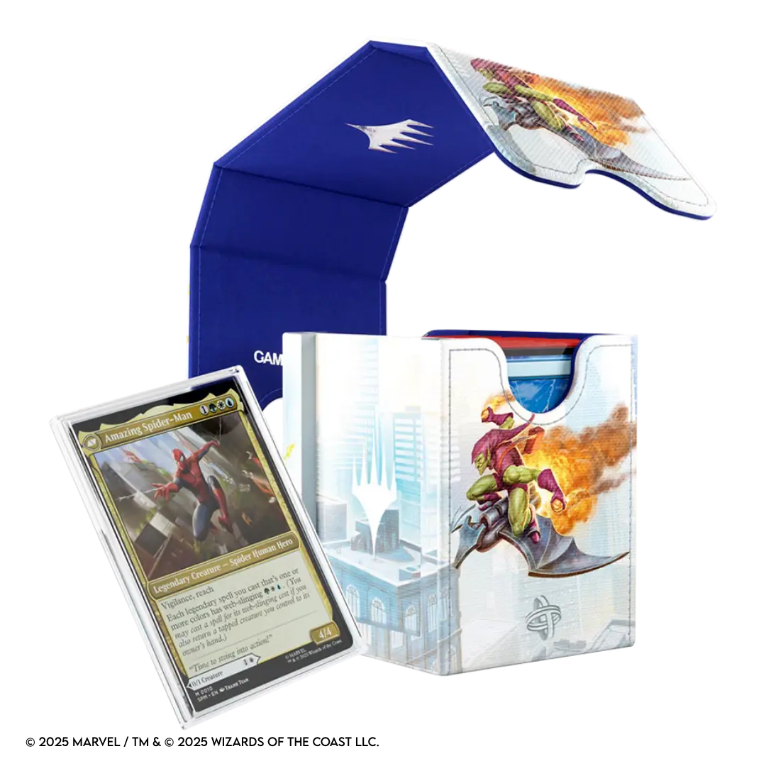 Gamegenic | Magic: The Gathering - Spider-Man / Green Goblin | Deckbox Art Squire Plus 100+ XL Convertible