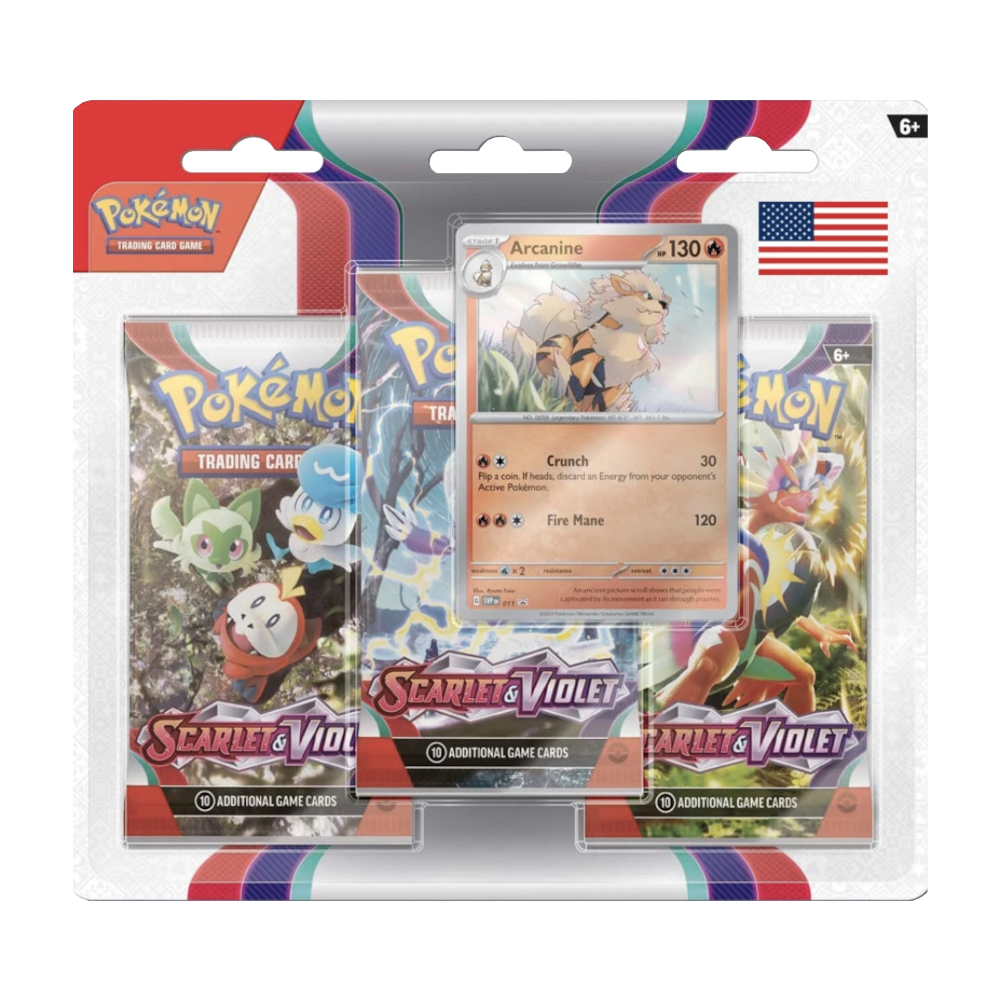 Pokémon TCG: Scarlet & Violet (SV1) - 3er Blister (EN)