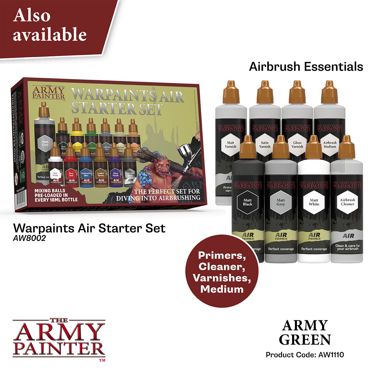 The Army Painter - Army Green - Warpaints Air