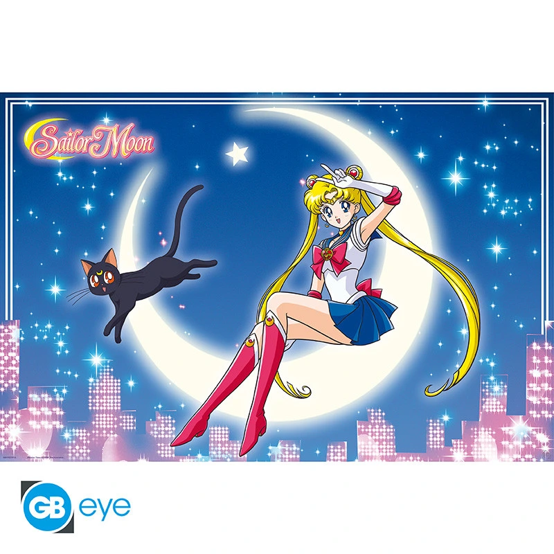 Sailor Moon | Maxi Poster (91,5 x 61cm) Sailor Moon & Luna | Poster