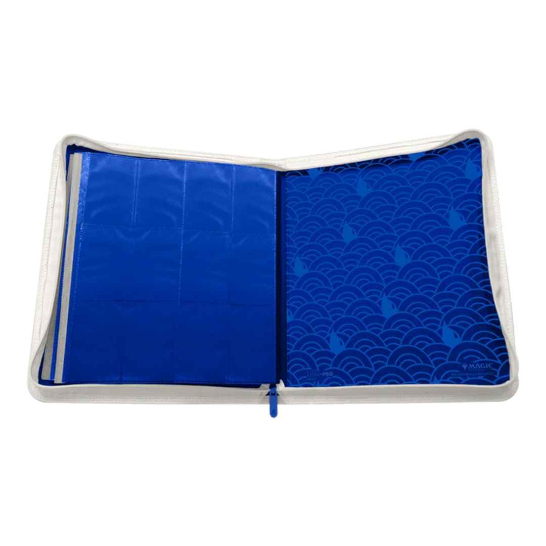 Ultra Pro | MTG: Mana 8 - Island | 12-Pocket Zip PRO-Binder