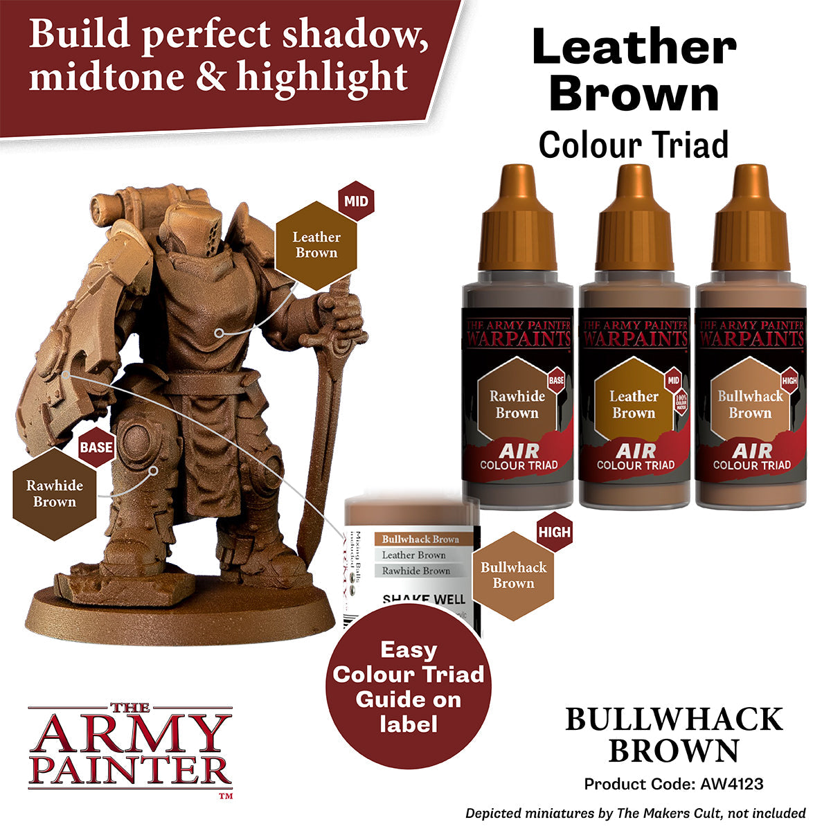 The Army Painter - Bullwhack Brown - Warpaints Air