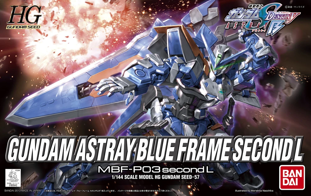 Bandai: HG Gundam Astray Blue Frame Second L – Mobile Suit Gundam SEED Astray (1/144)