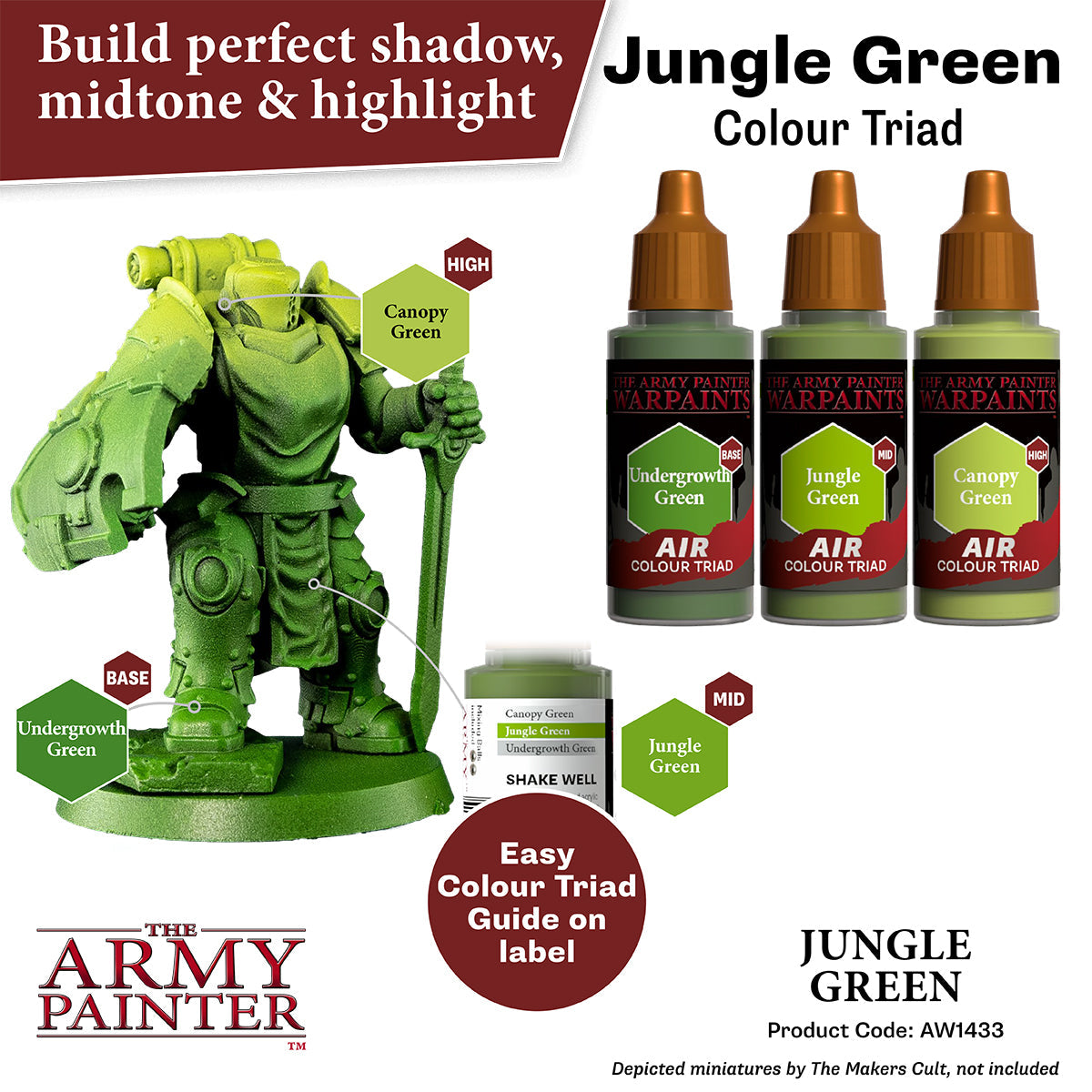 The Army Painter - Jungle Green - Warpaints Air