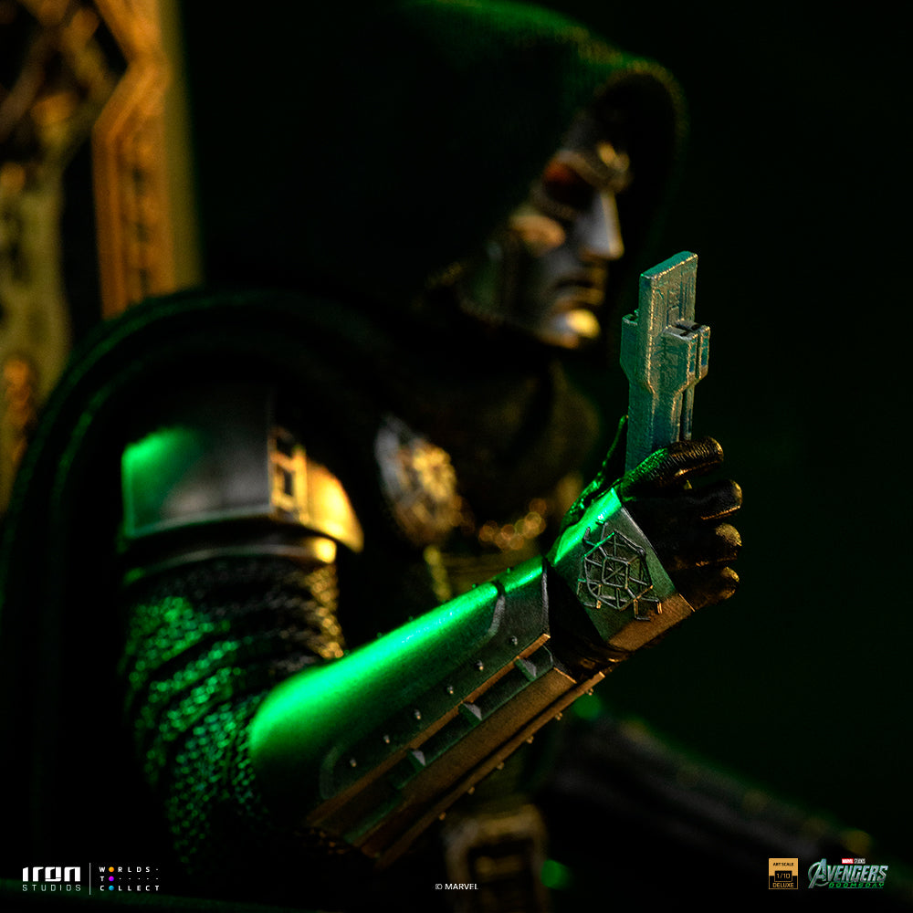 Iron Studios | Doctor Doom on Throne | Avengers: Doomsday - Deluxe Art Scale 1/10