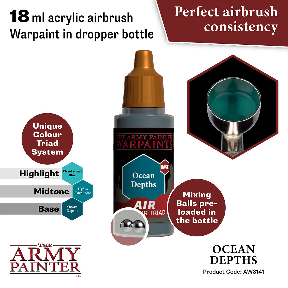 The Army Painter - Ocean Depths - Warpaints Air