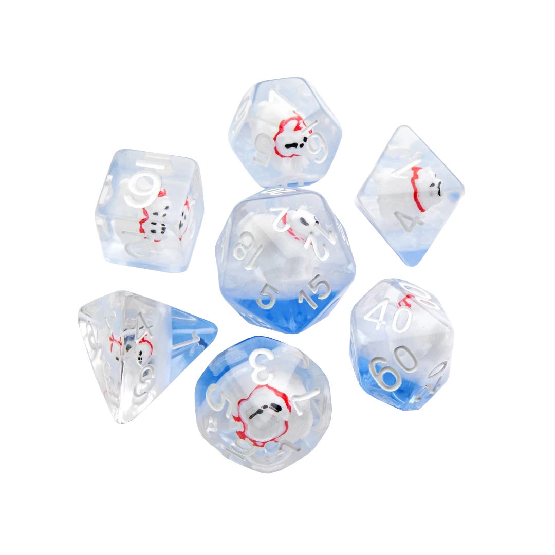 Gamegenic | RPG Dice Set | Embraced Series Polar Bear