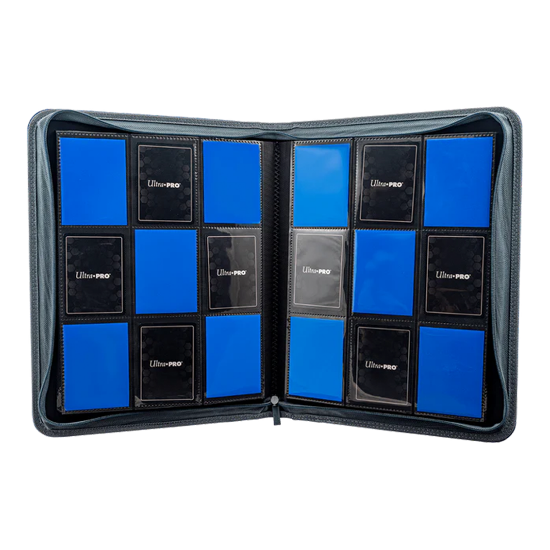 Ultra Pro | Vivid Deluxe - Blue | 9-Pocket Zippered PRO-Binder