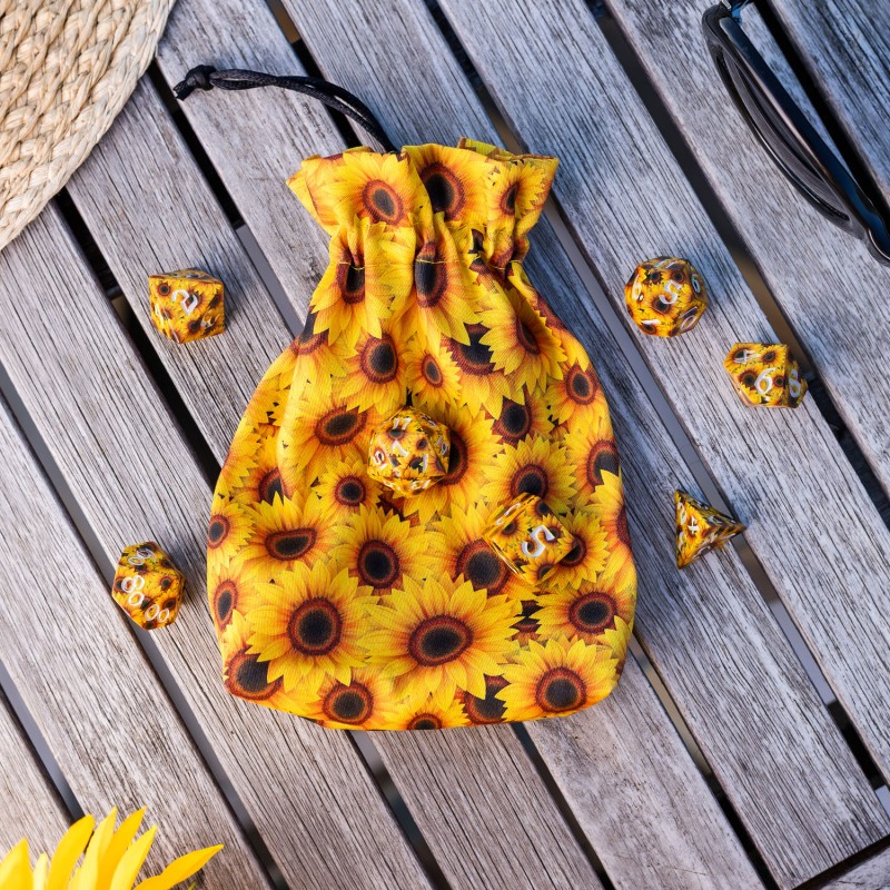 Q Workshop | Sunflower | Full Art Dice™ Pouch