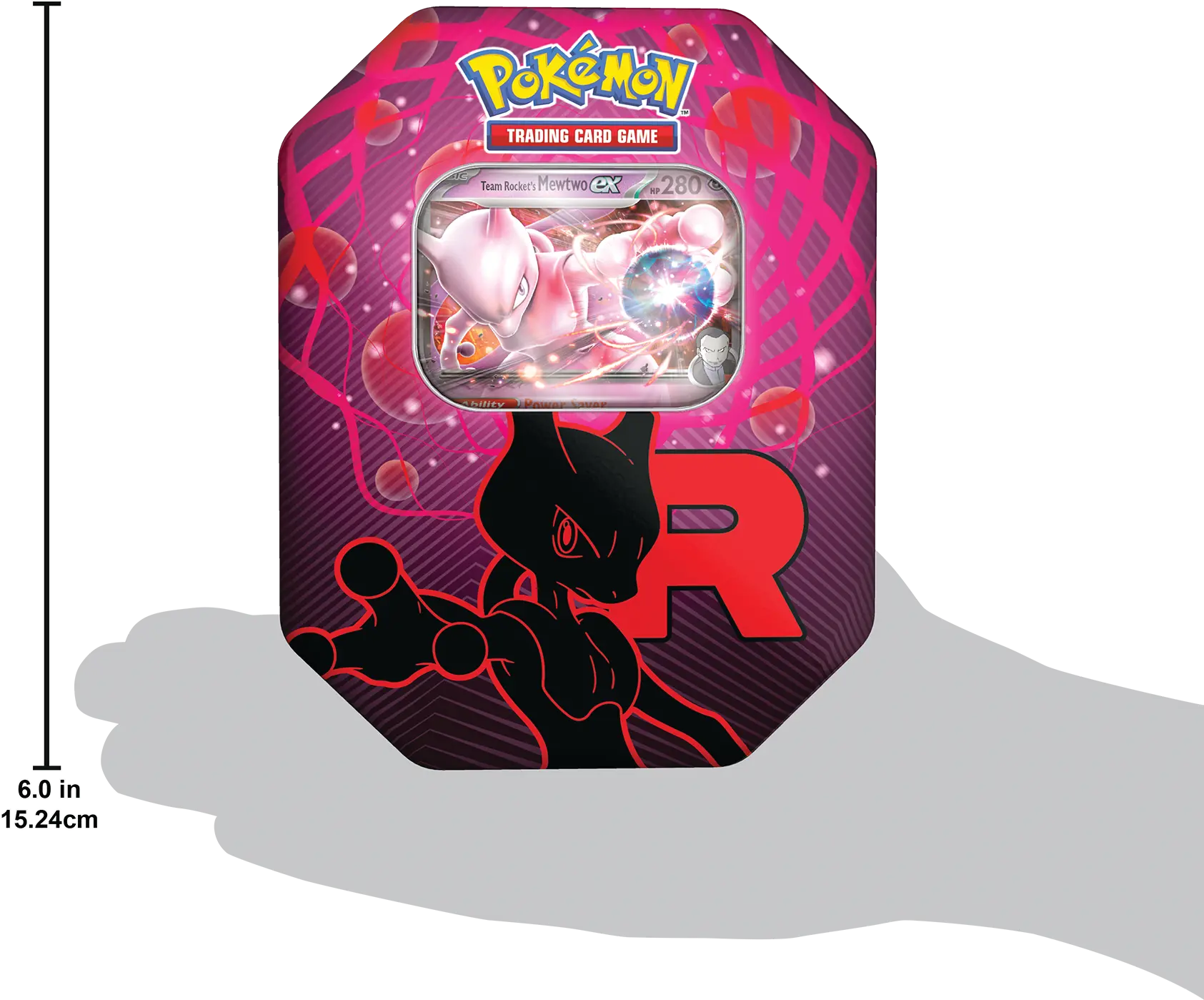 Pokémon TCG: Team Rockets Mewtwo ex - Tin (EN)