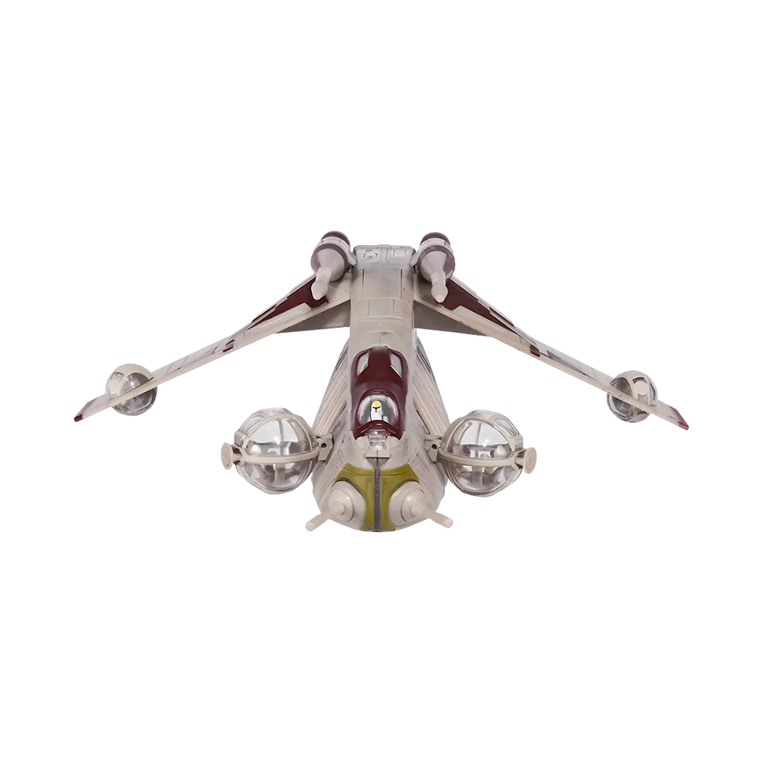 Jazwares: Star Wars - Low Altitude Assault Transport (LAAT) - Raumschiff 18cm (inklusive 2 Spielfiguren)