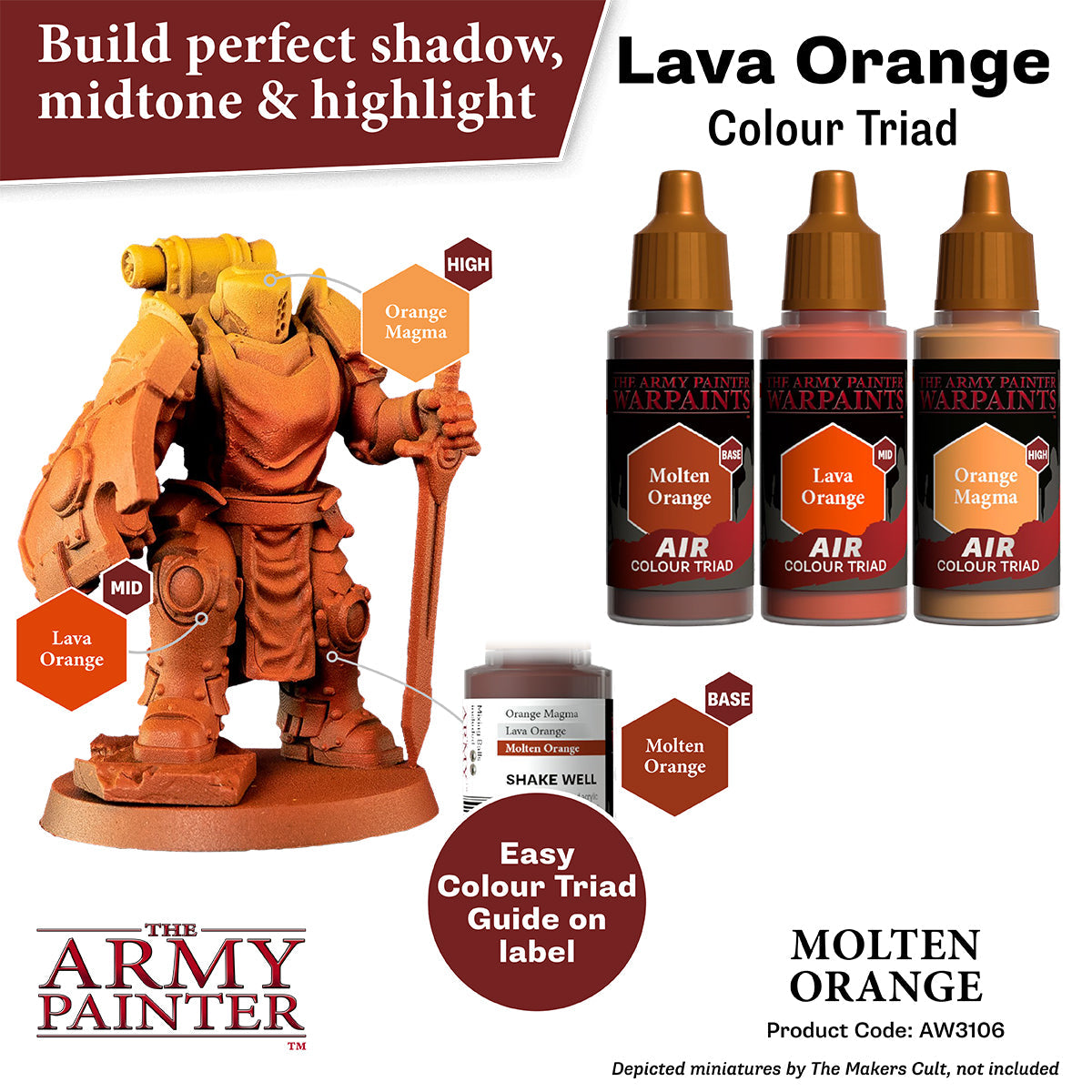 The Army Painter - Molten Orange - Warpaints Air
