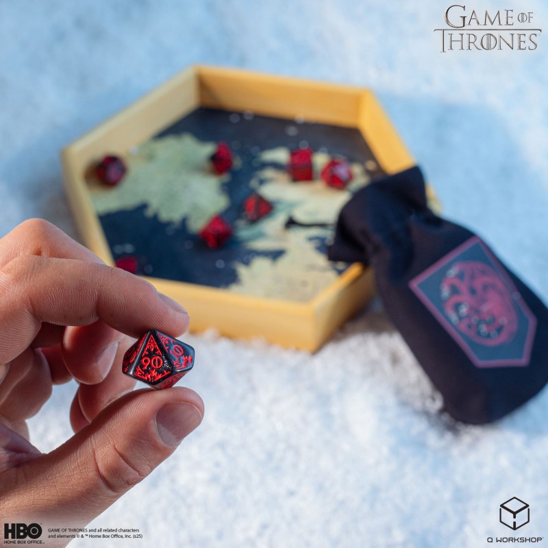 Q Workshop | Targaryen | Game Of Thrones Dice Set