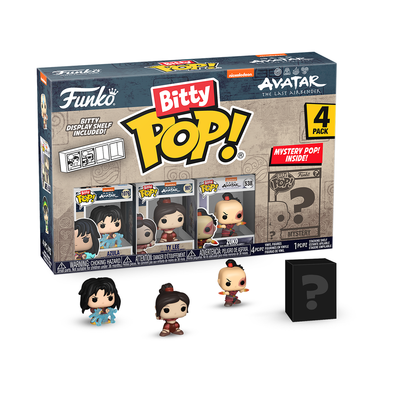 Bitty POP!: Azula 4-Pack Series 2 - Avatar: The Last Airbender