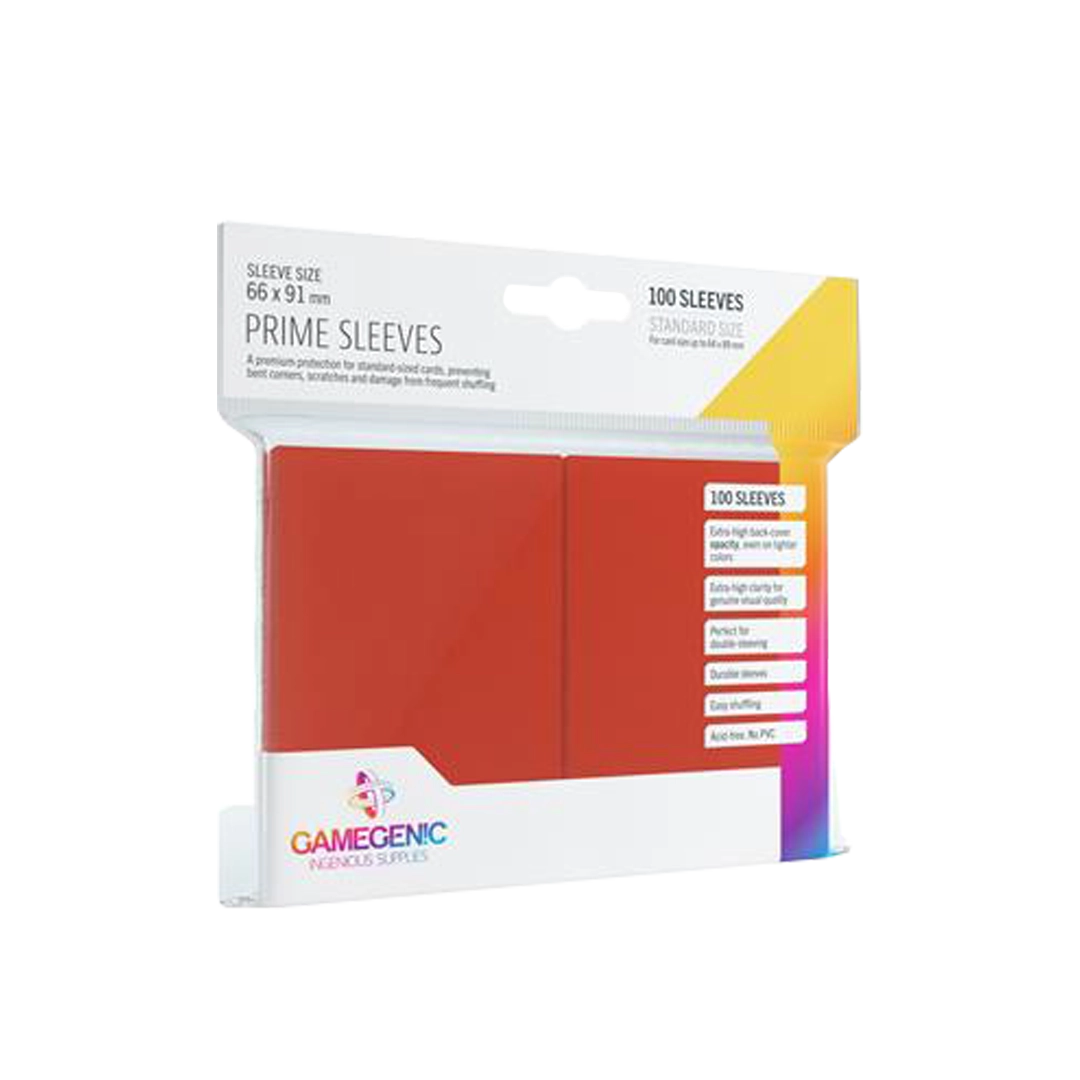 Gamegenic - Prime Sleeves - Rot (100 Stück) Gamegenic - Prime Sleeves - Rot (100 Stück)