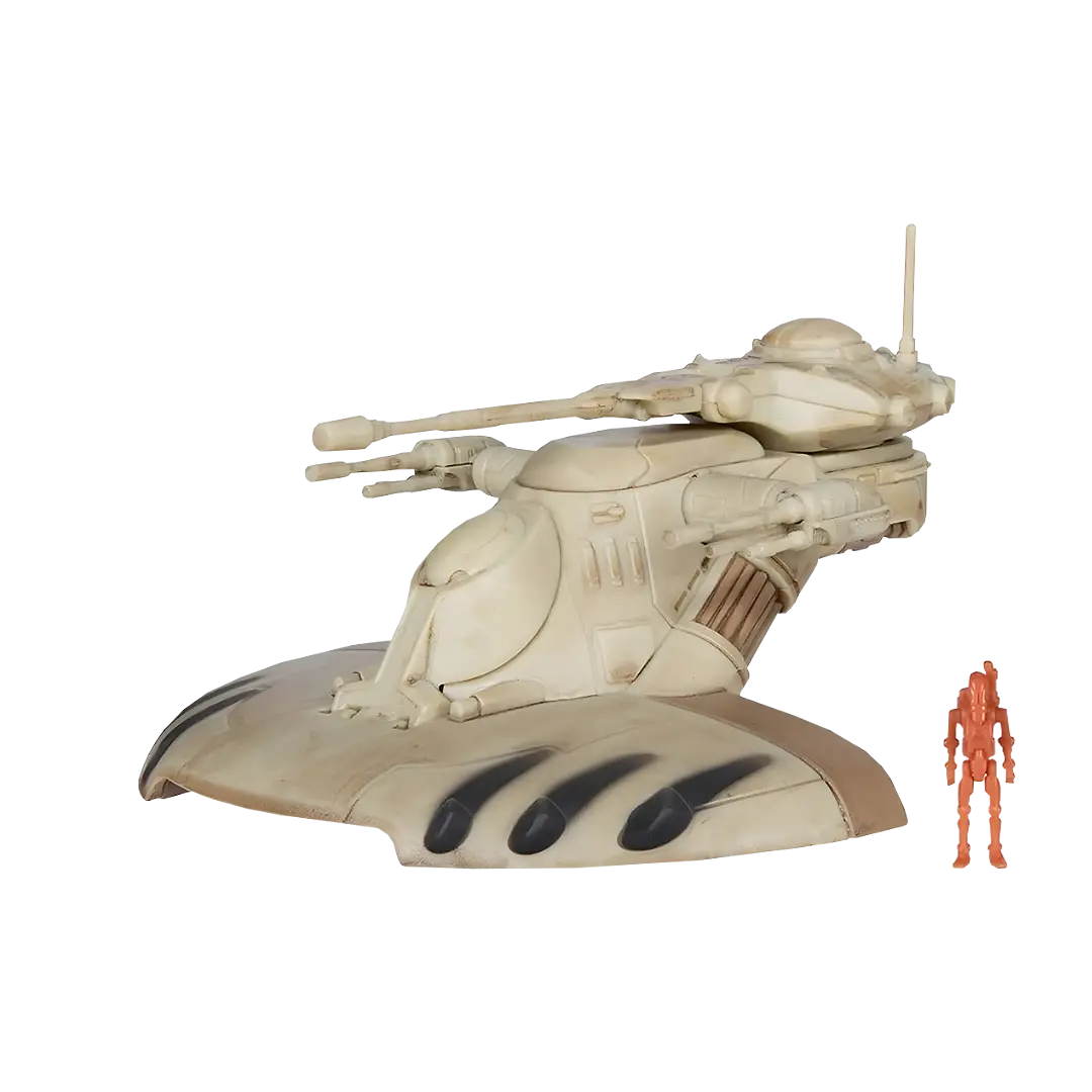 Jazwares: Star Wars - AAT - Armored Assault Tank - Raumschiff 18cm (inklusive 1er Spielfigur)