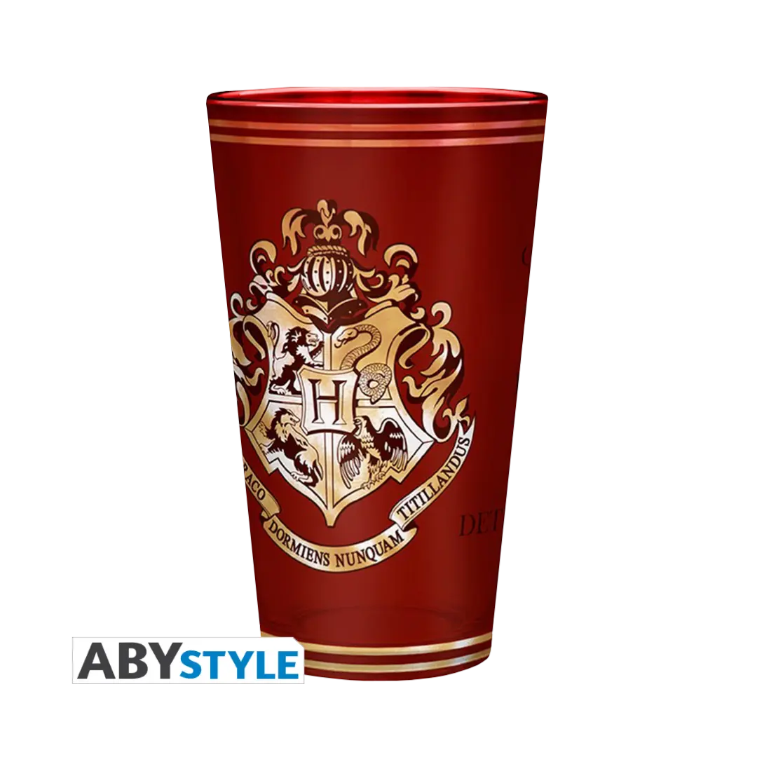 HARRY POTTER - Premium Large Glass - 400ml - Gryffindor