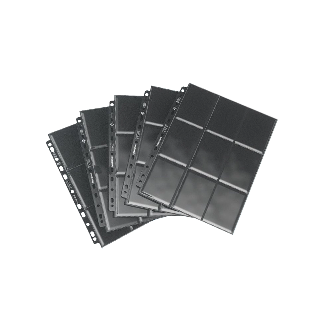 Gamegenic - Sideloading 18-Pocket Pages Pack (10) Stil: Schwarz