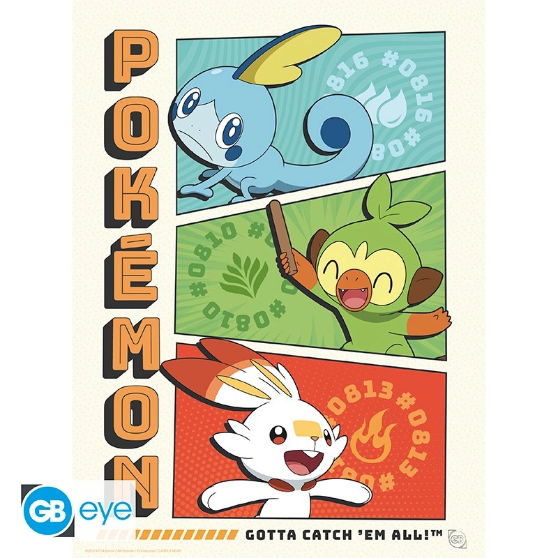 Abysse | Pokémon - 9 Posters (21 x 29,7cm) - Portfolio Starters