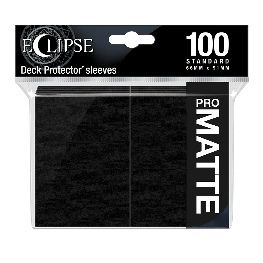 Ultra Pro - Eclipse Matte Standard Deck Protector Sleeves (100ct) Stil: Jet Black