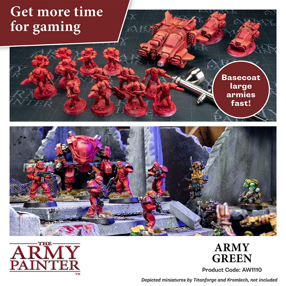 The Army Painter - Army Green - Warpaints Air