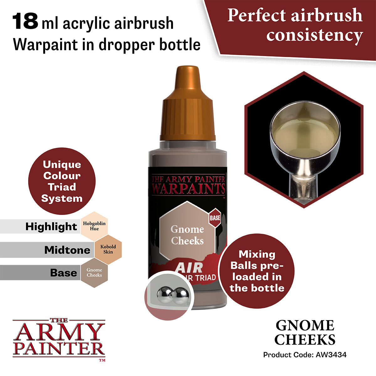 The Army Painter - Gnome Cheeks - Warpaints Air