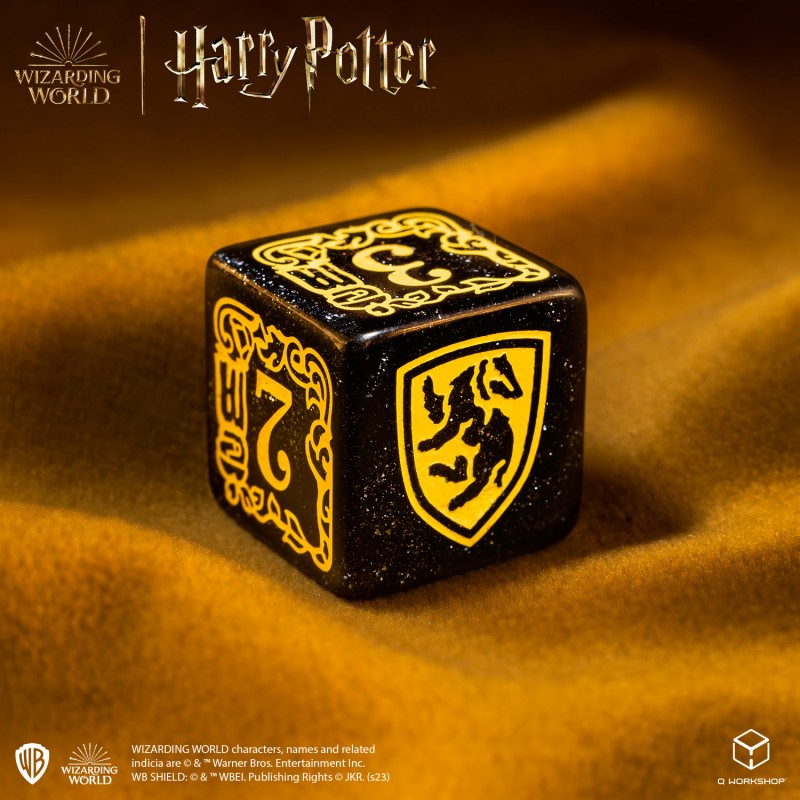 Q Workshop | Hufflepuff | Harry Potter Modern Dice Set