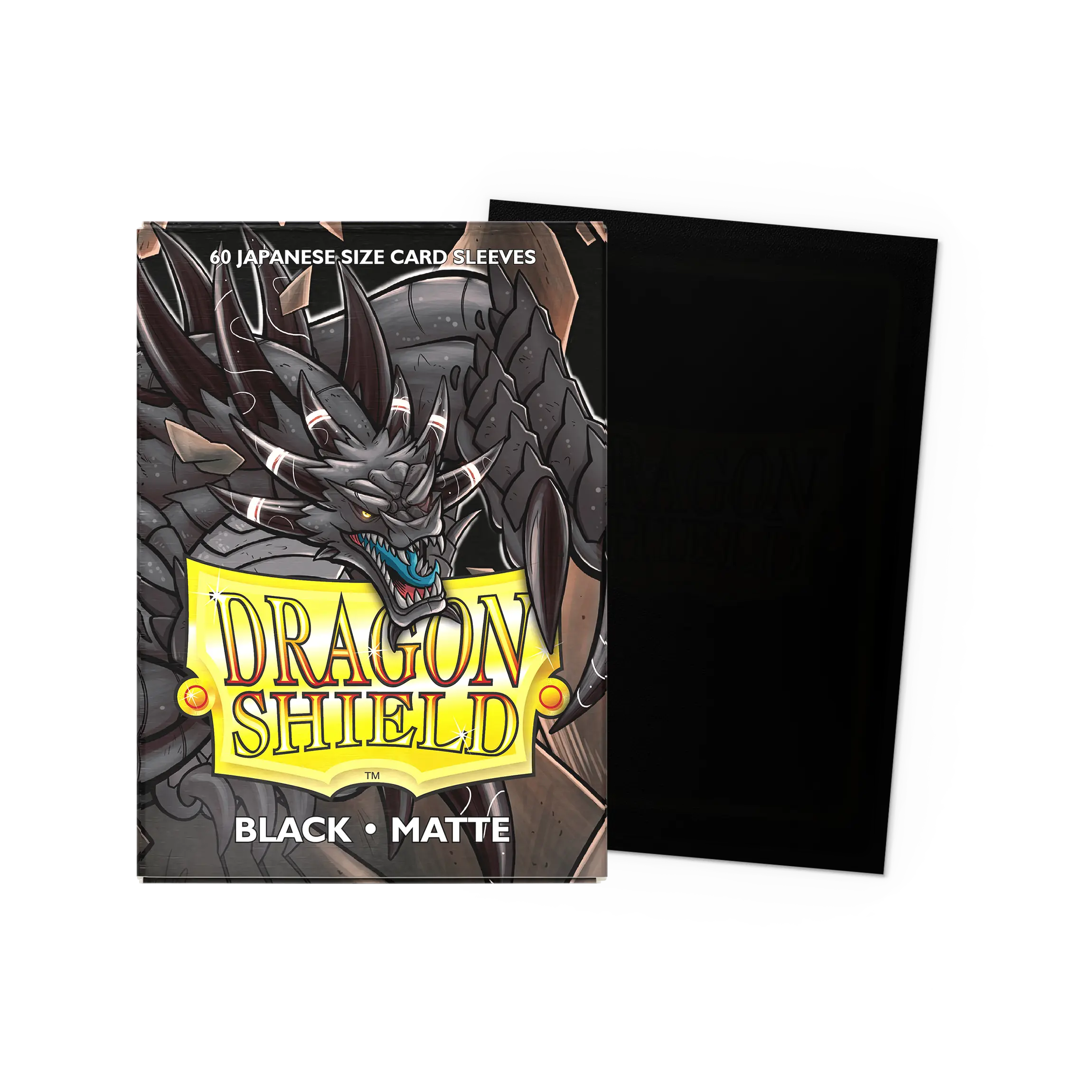 Dragon Shield: Black - Matte Sleeves - Japanese Size