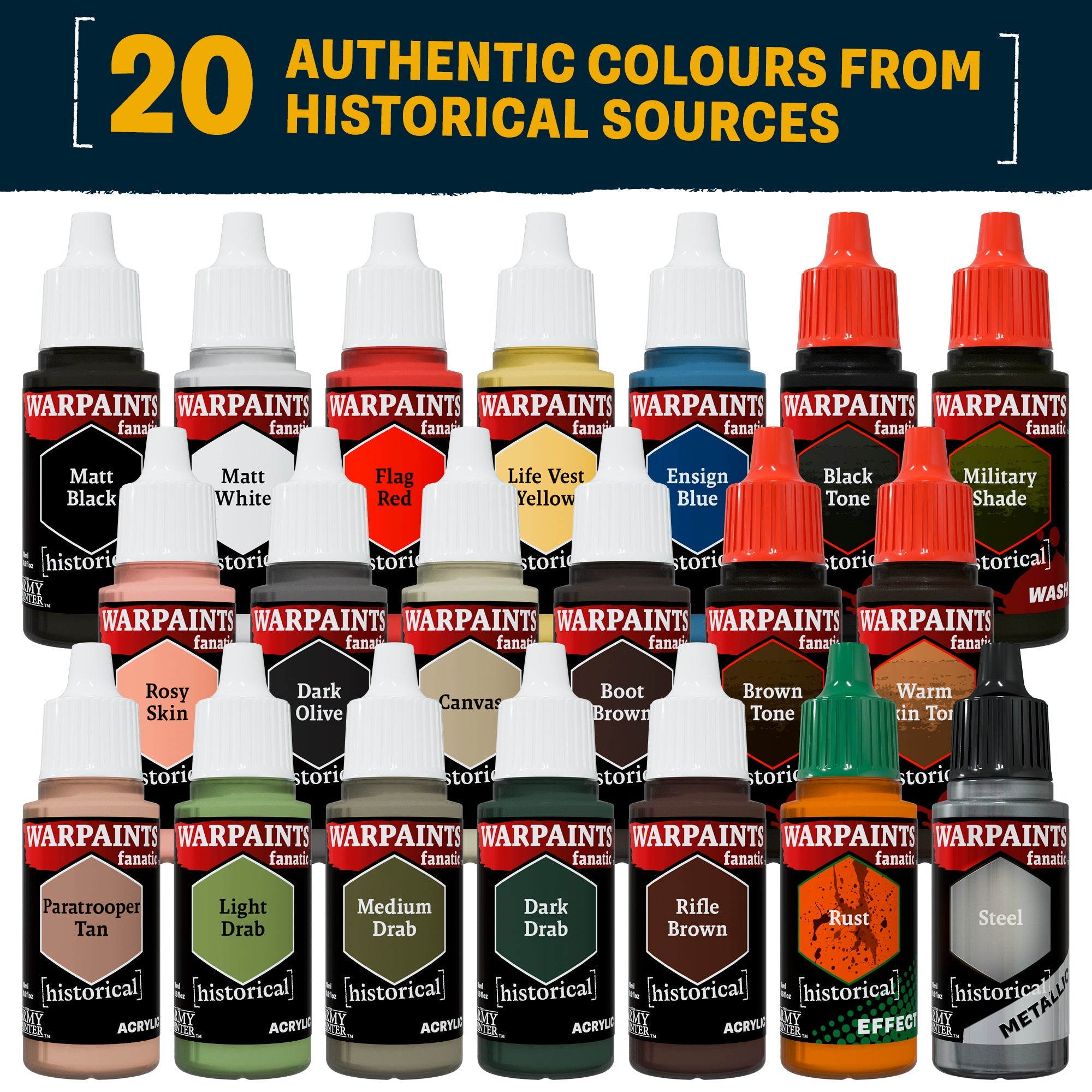 The Army Painter - WWII American - Historical Paint Set