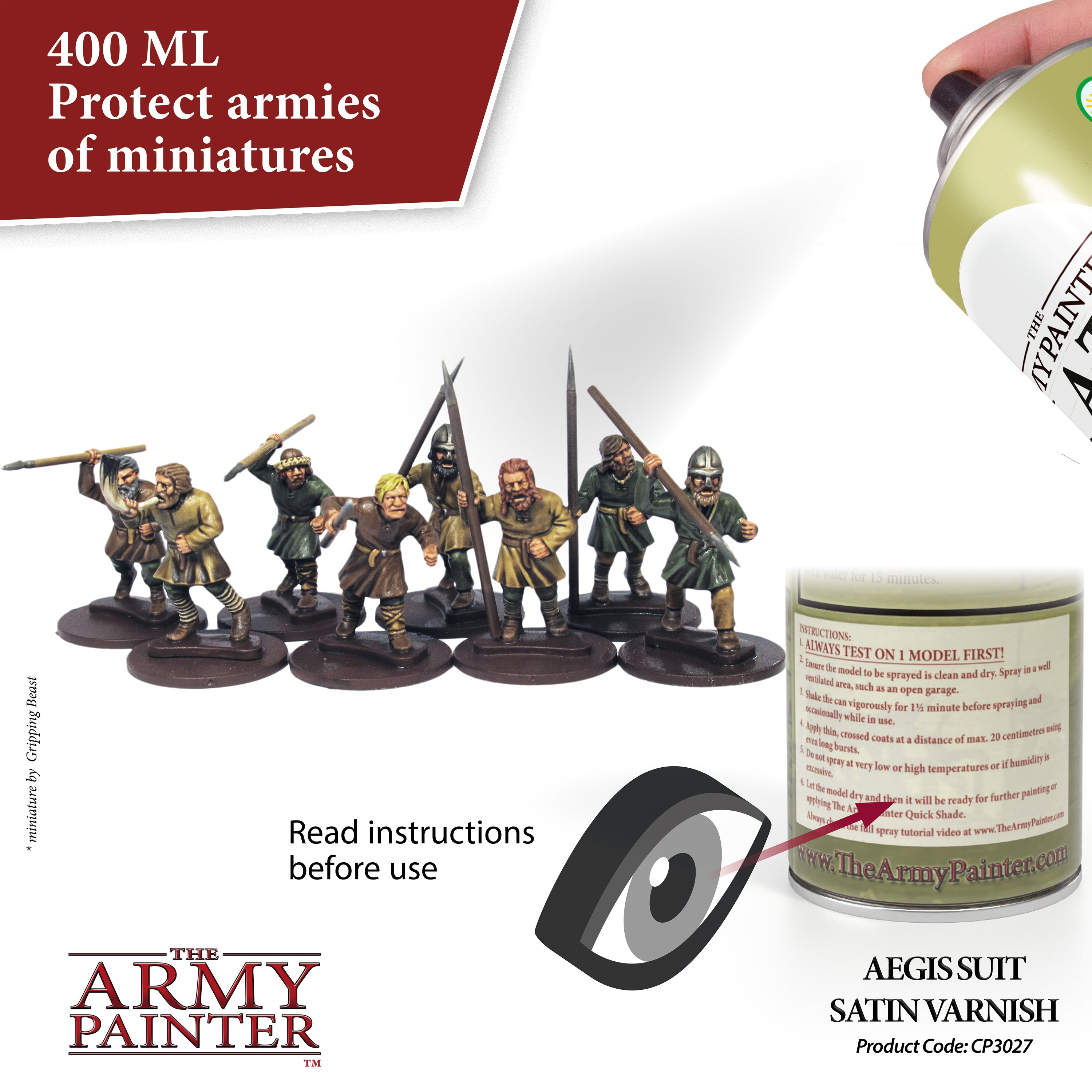 The Army Painter - Aegis Suit Satin Varnish - Colour Primer