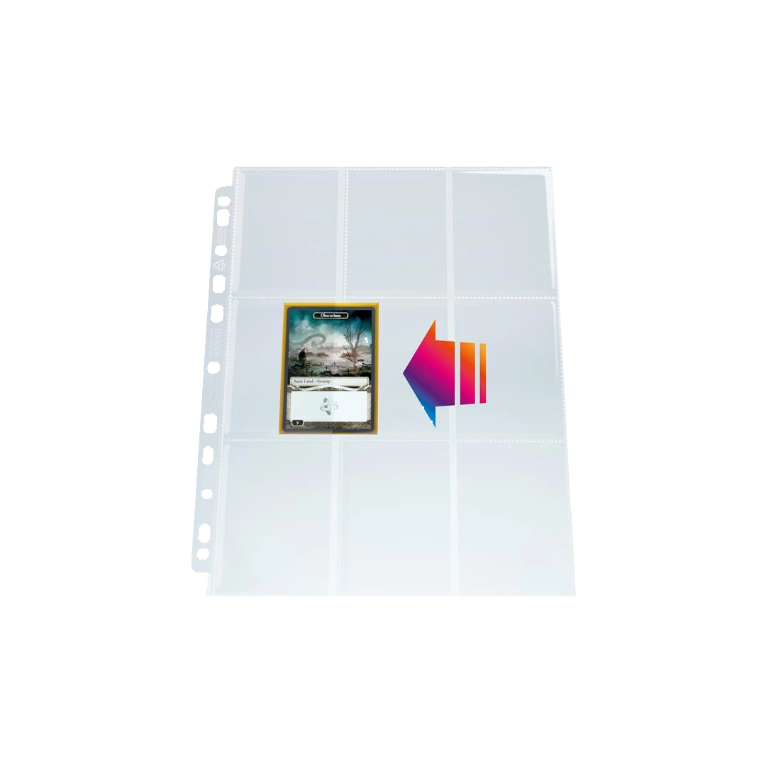 Gamegenic - Ultrasonic Sideloading 9-Pocket Pages Pack (10)