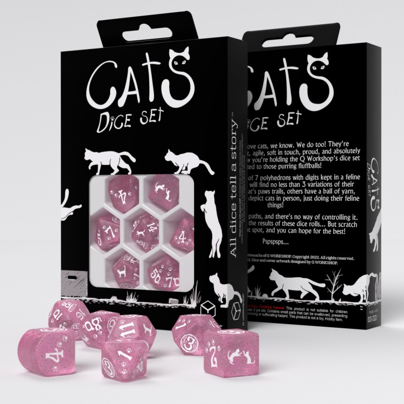 Q Workshop | Daisy | Cats Dice Set