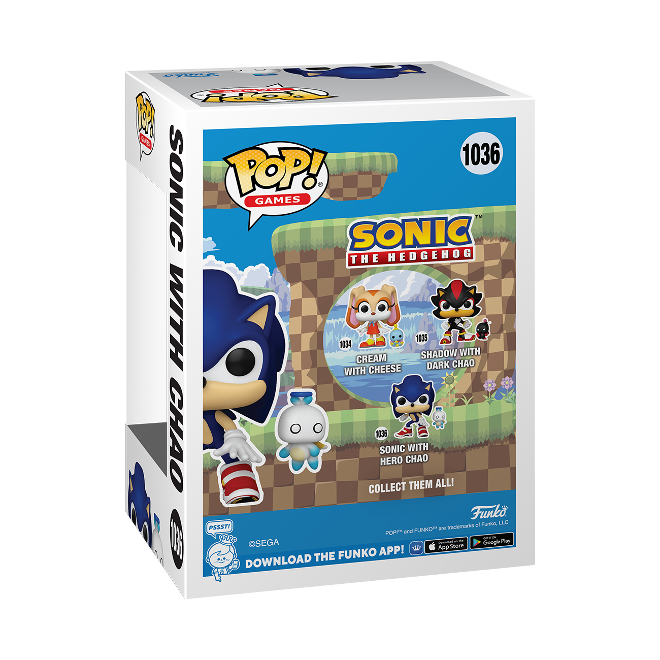POP&Buddy: Sonic with Chao - Sonic The Hedgehog