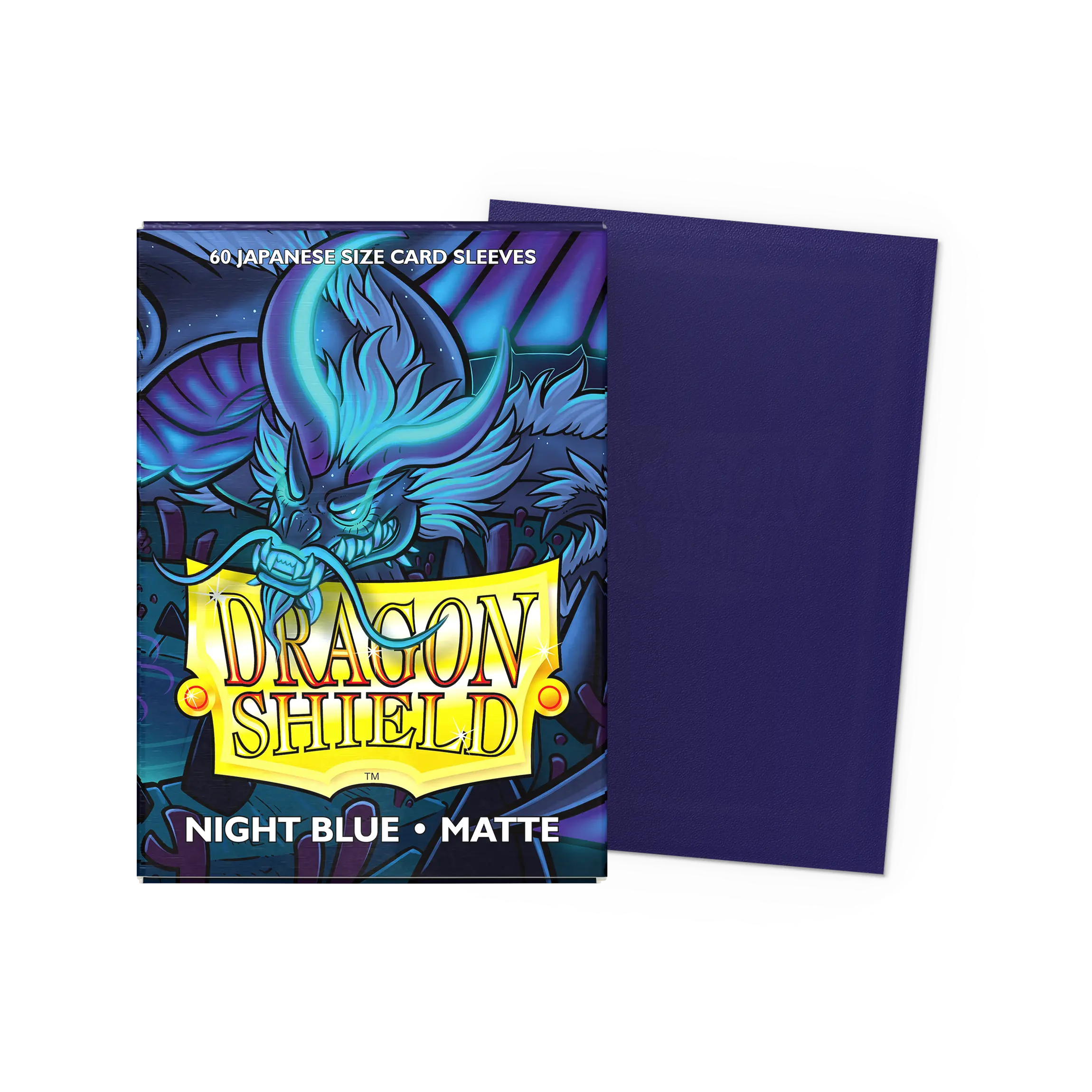 Dragon Shield: Night Blue - Matte Sleeves - Japanese Size