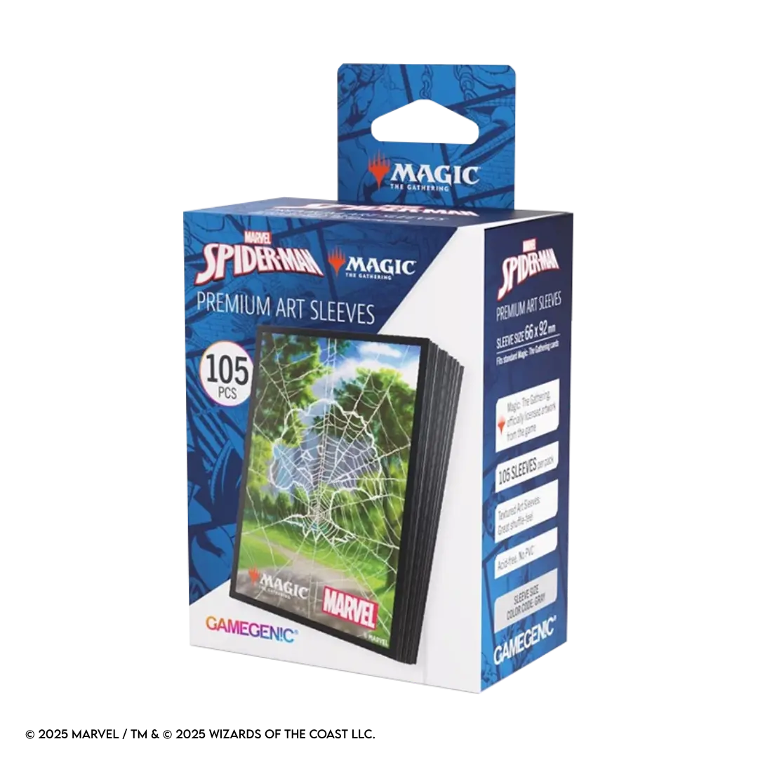 Gamegenic X Magic: The Gathering - Spider-Man / Forest - Premium Art Sleeves (105 Stück)