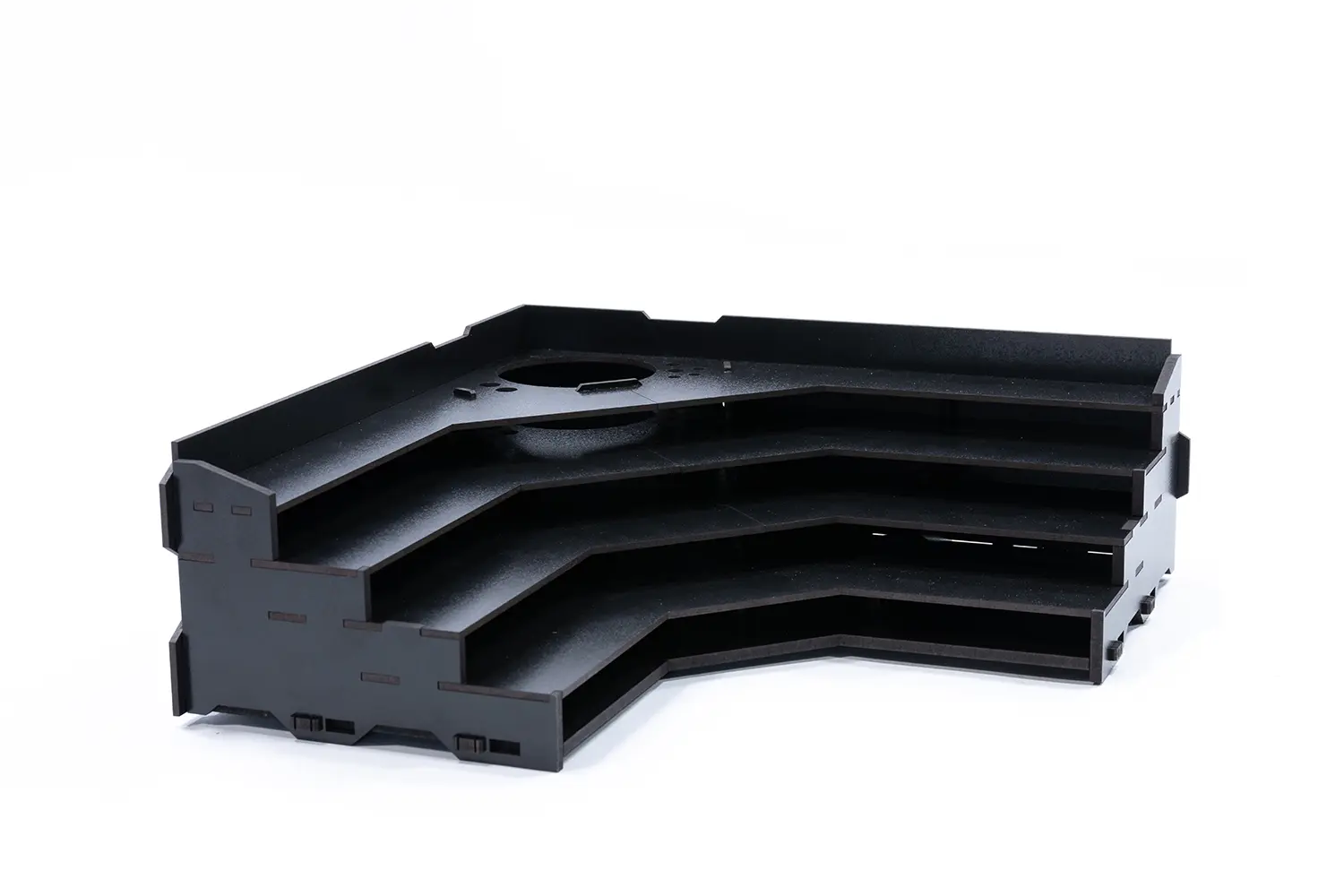 Kraken Wargames | Eck Farbregal Top (Tribüne) | Black Rack