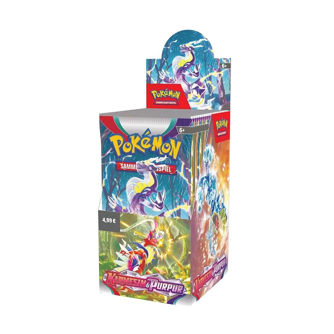 Pokémon TCG: Karmesin & Purpur (KP01) - 18er Display (DE) Pokémon TCG: Karmesin & Purpur (KP01) - 18er Display (DE)