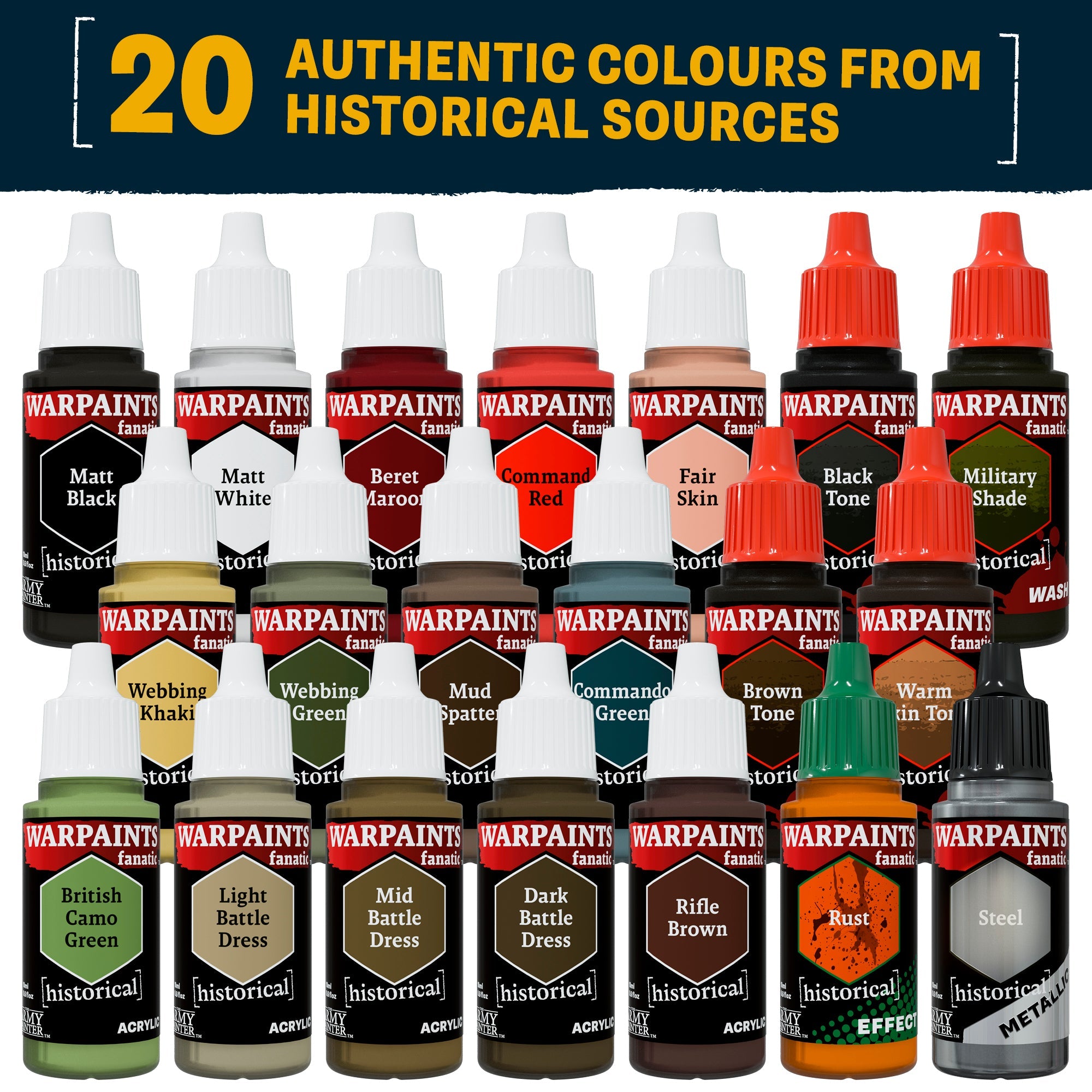 The Army Painter - WWII British - Historical Paint Set