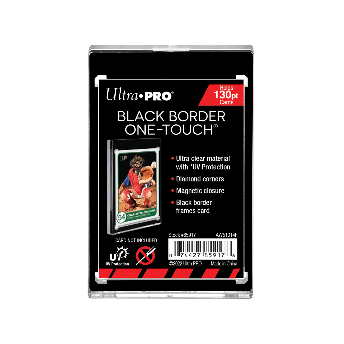 Ultra Pro: 130PT Black Border UV ONE-TOUCH - Magnetic Holder Ultra Pro: 130PT Black Border UV ONE-TOUCH - Magnetic Holder