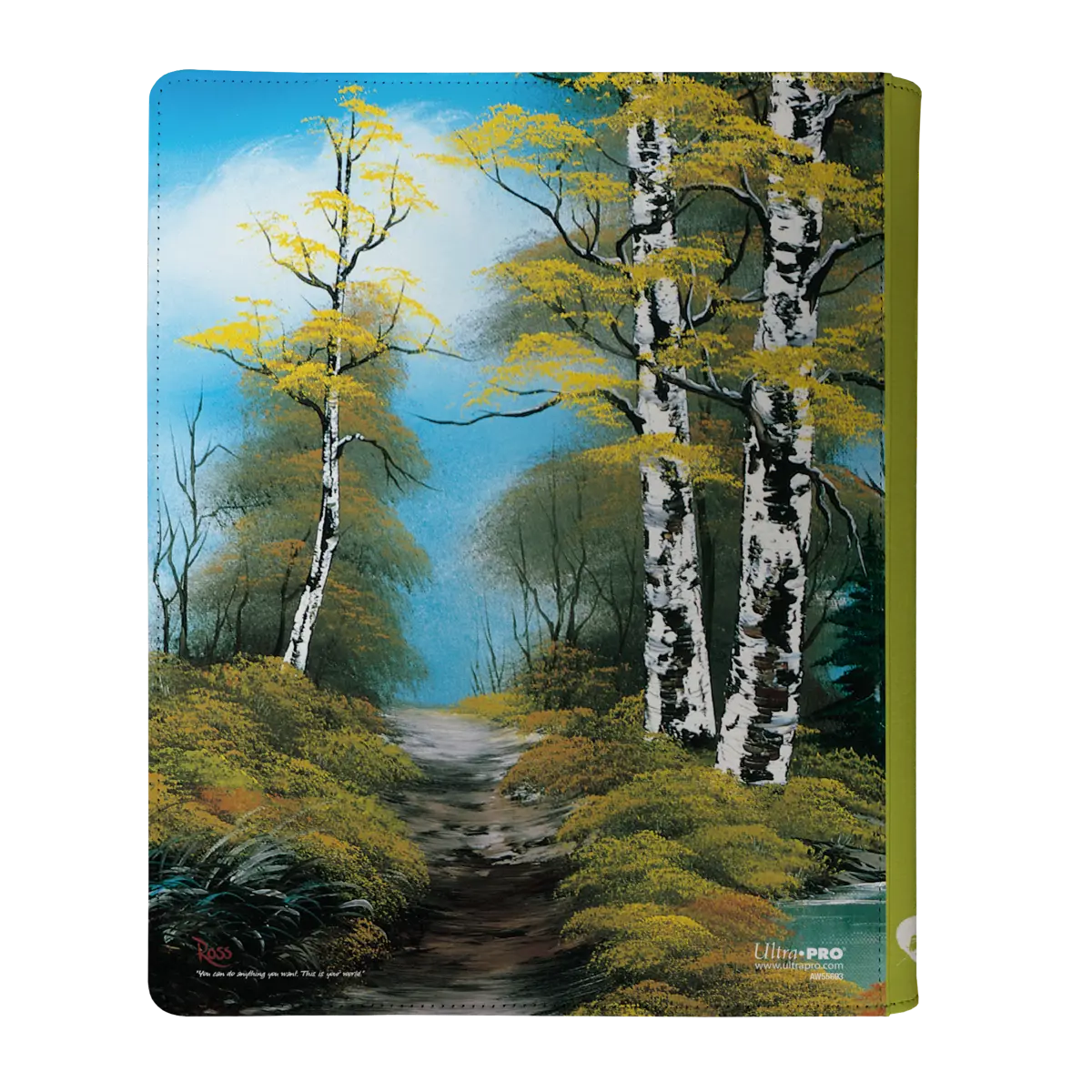 Ultra Pro - Bob Ross Lakeside Path 9-Pocket Zippered PRO-Binder Ultra Pro - Bob Ross Lakeside Path 9-Pocket Zippered PRO-Binder