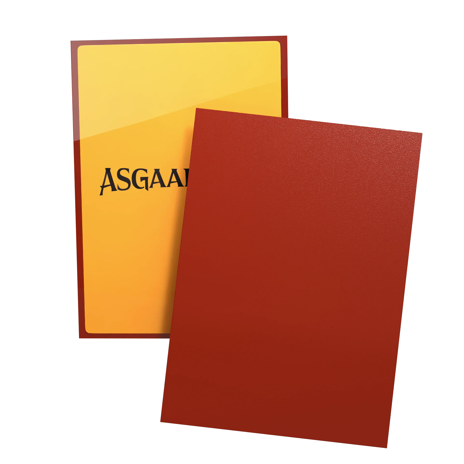 Asgaardian Aps | Fiery Red | 104 Standard Sleeves