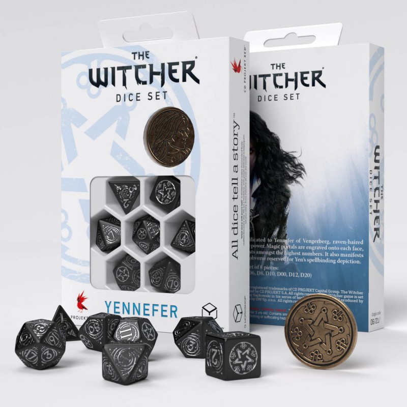 Q Workshop | Yennefer - The Obsidian Star | The Witcher Dice Set