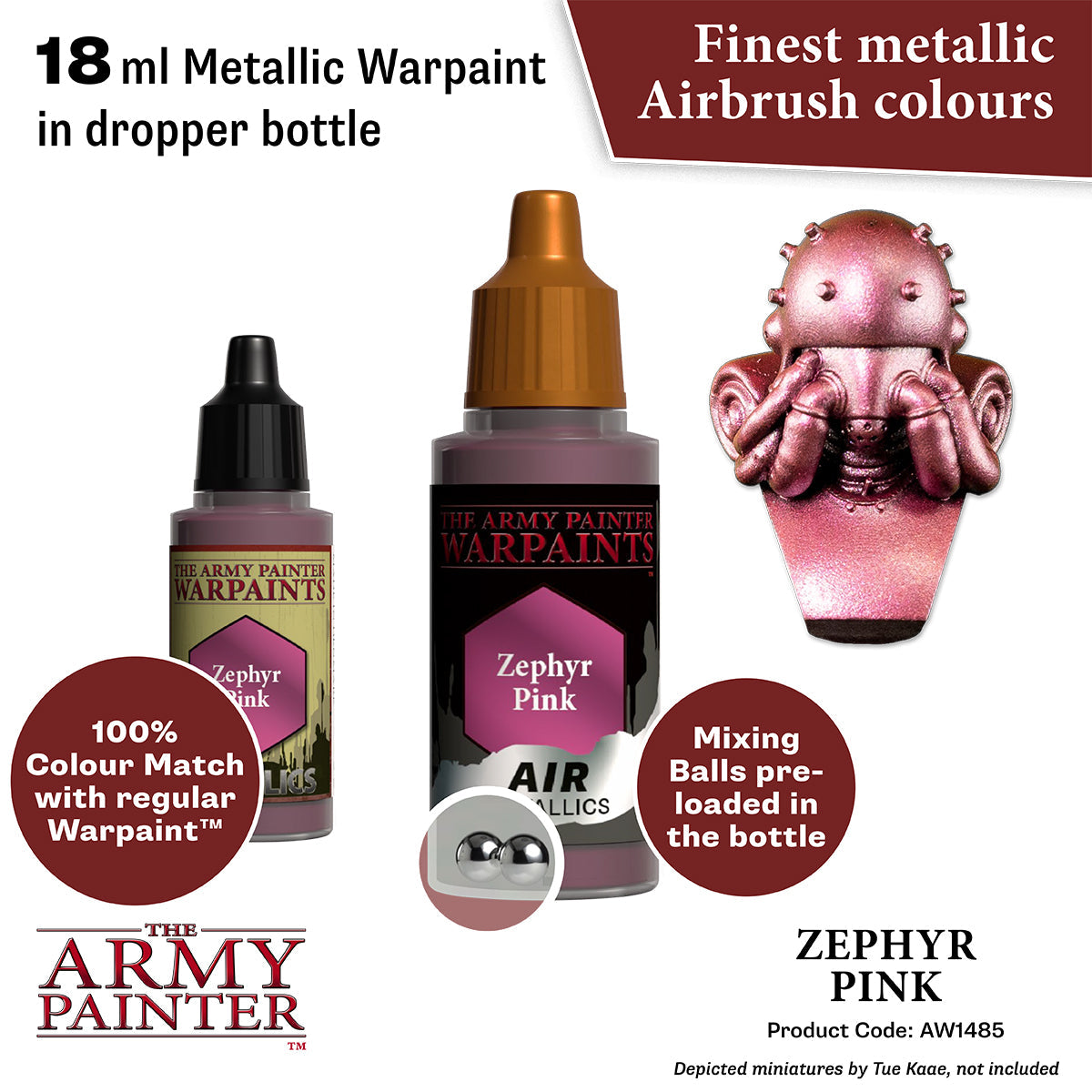 The Army Painter - Zephyr Pink - Warpaints Air Metallics