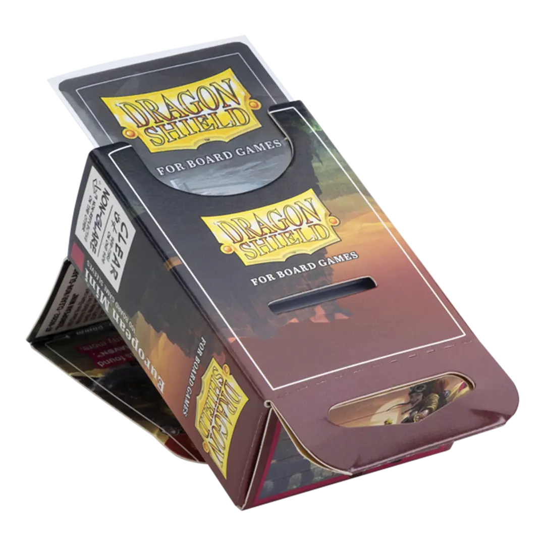 Dragon Shield: European Mini - Clear/Non-Glare - Board Game Sleeves