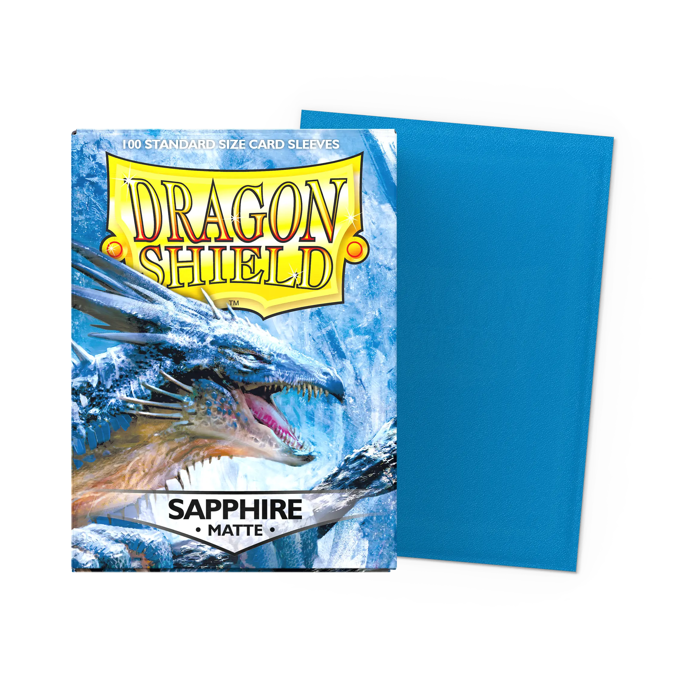 Dragon Shield: Sapphire - Matte Sleeves - Standard Size Dragon Shield: Sapphire - Matte Sleeves - Standard Size