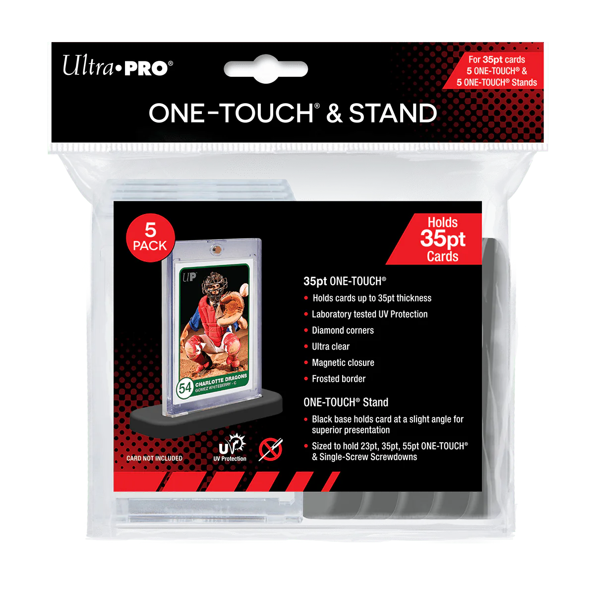 Ultra Pro:  One Touch Magnetic Cardholder Stand - 5er Pack Ultra Pro:  One Touch Magnetic Cardholder Stand - 5er Pack
