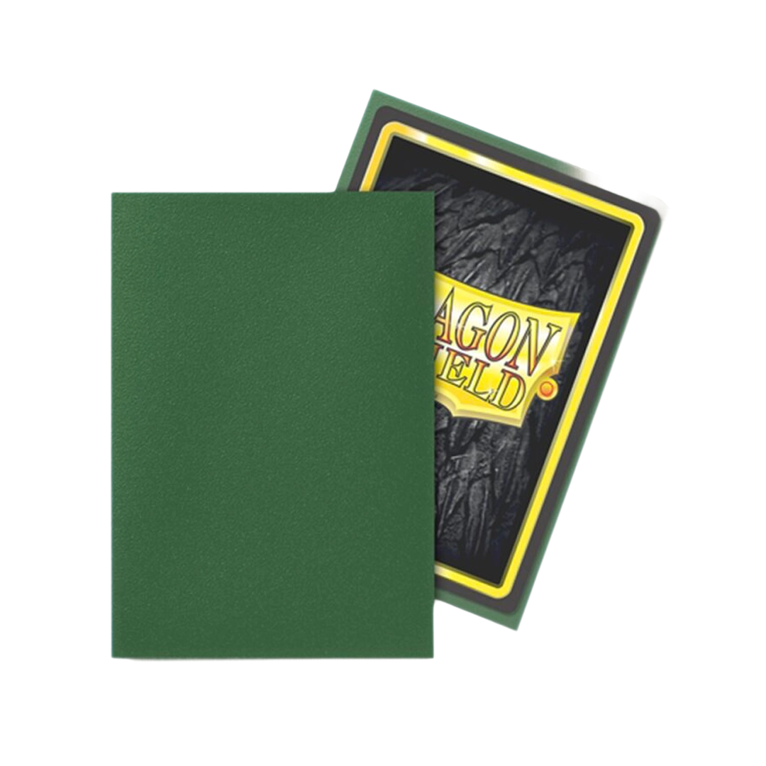 Dragon Shield: Forest Green - Matte Sleeves - Japanese Size