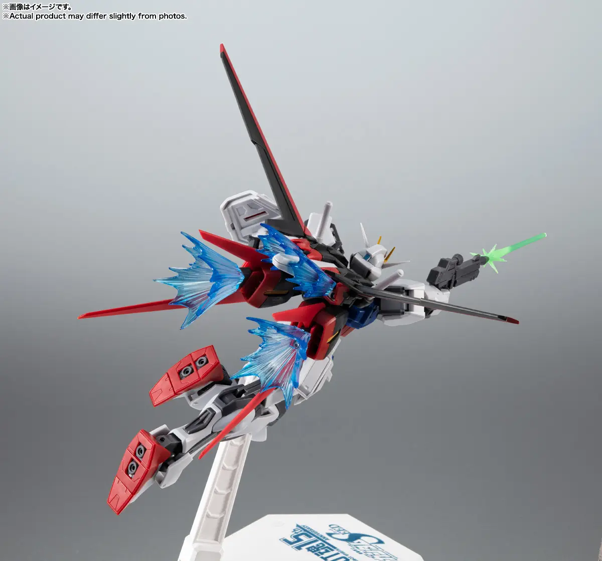Tamashii Nations | GAT X105 AQM EX01 Aile Strike Gundam (Version A.N.I.M.E.) The Robot Spirits 15th Anniversary (13cm) | Gundam