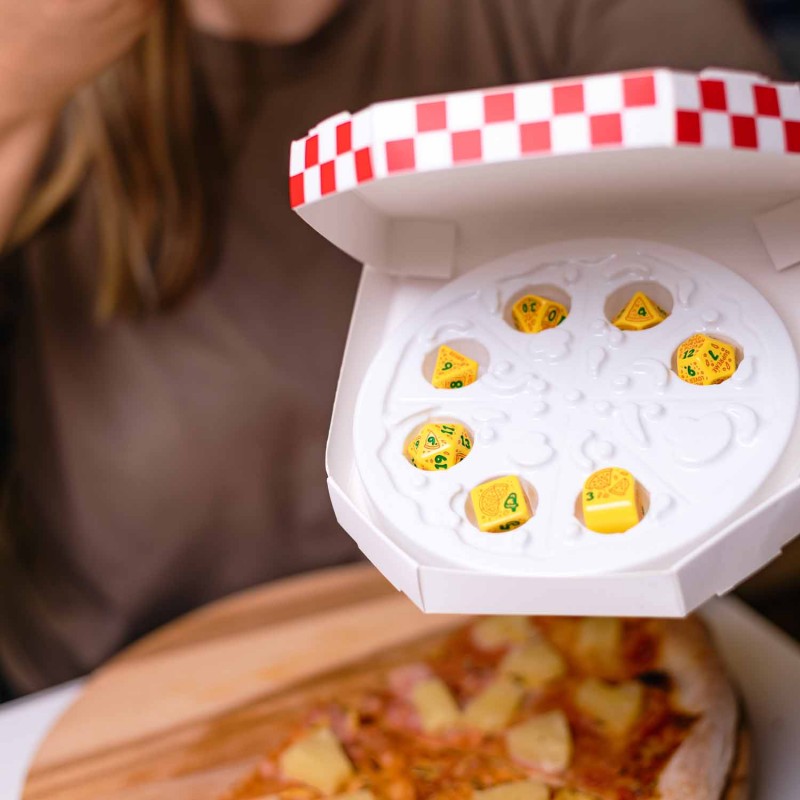 Q Workshop | Margherita | Pizza Dice Set
