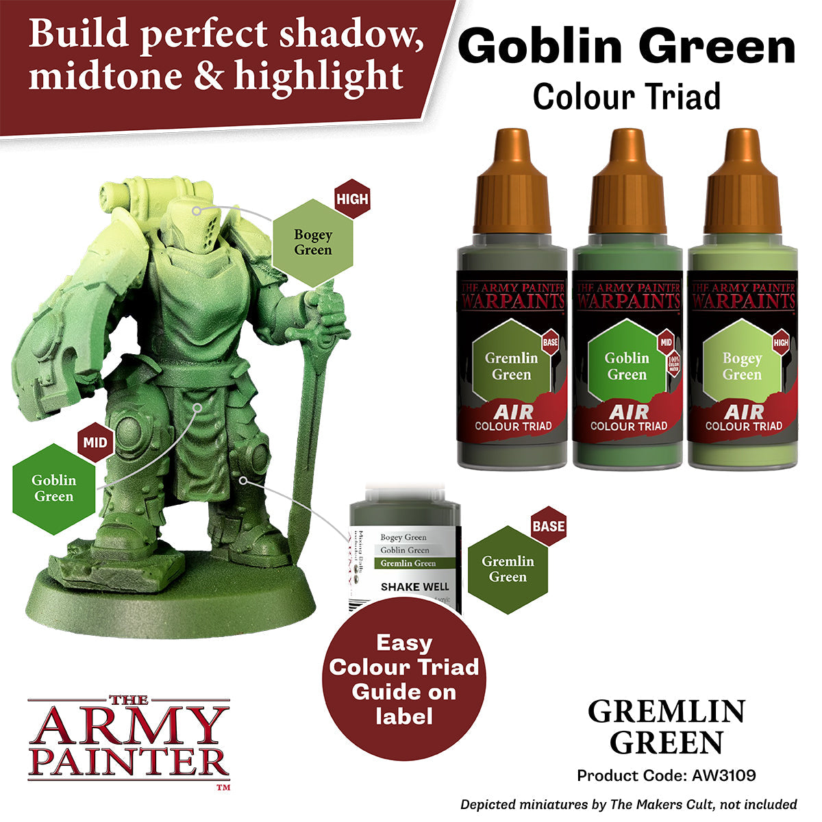 The Army Painter - Gremlin Green - Warpaints Air